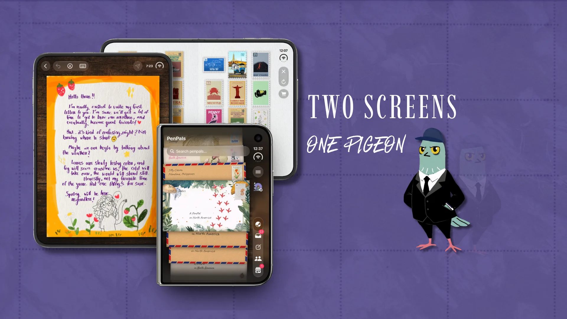 Two Screens, One Pigeon. Lettre Welcomes the iPhone Duo on Day Zero.