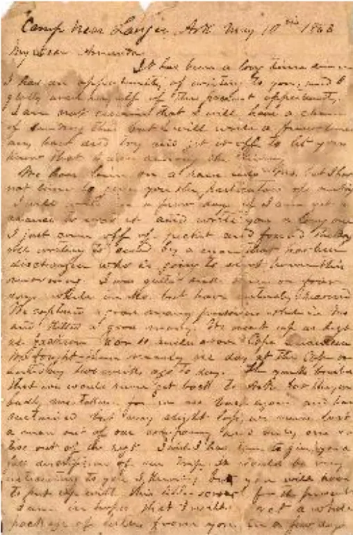 The lettre itself