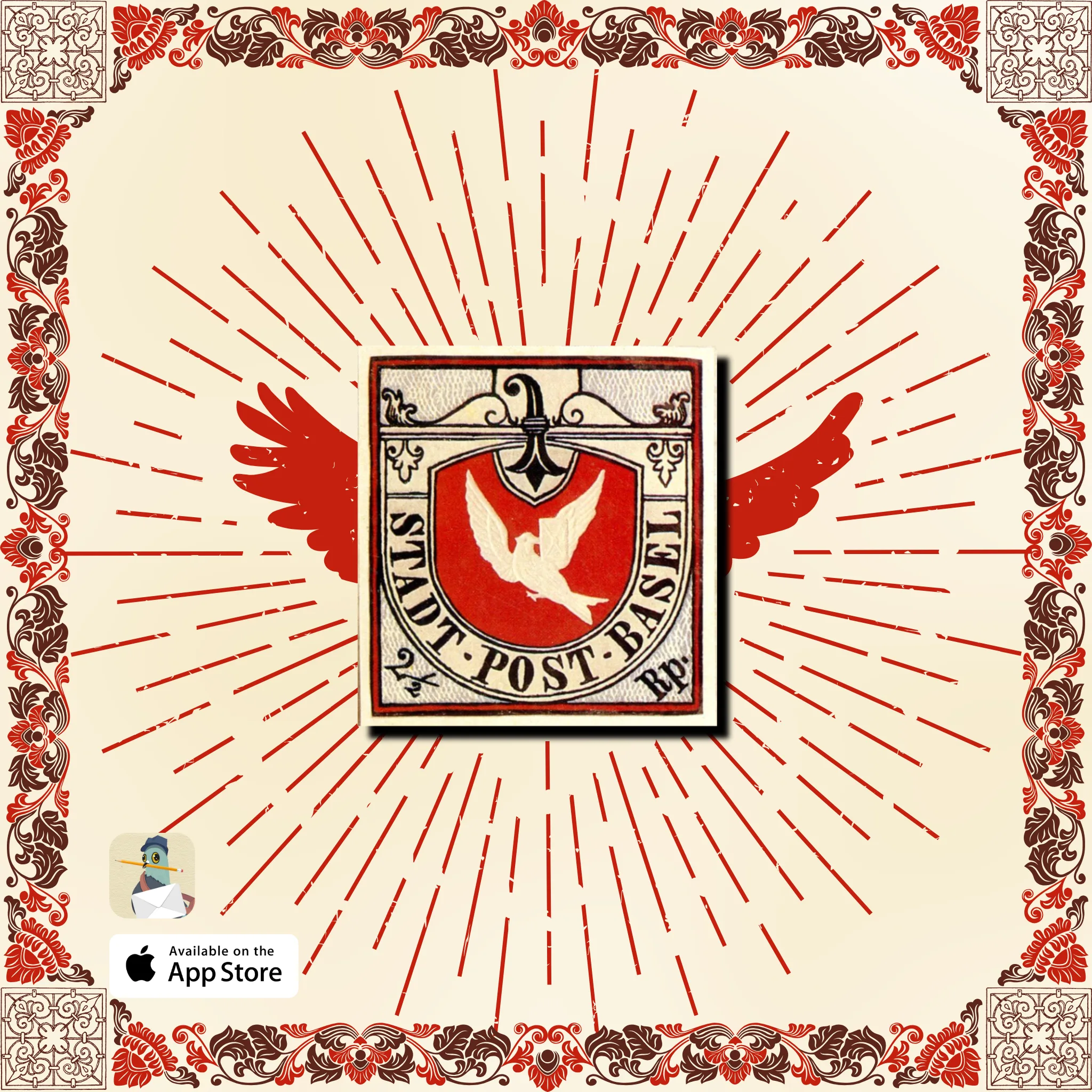 THE Basel Dove stamp