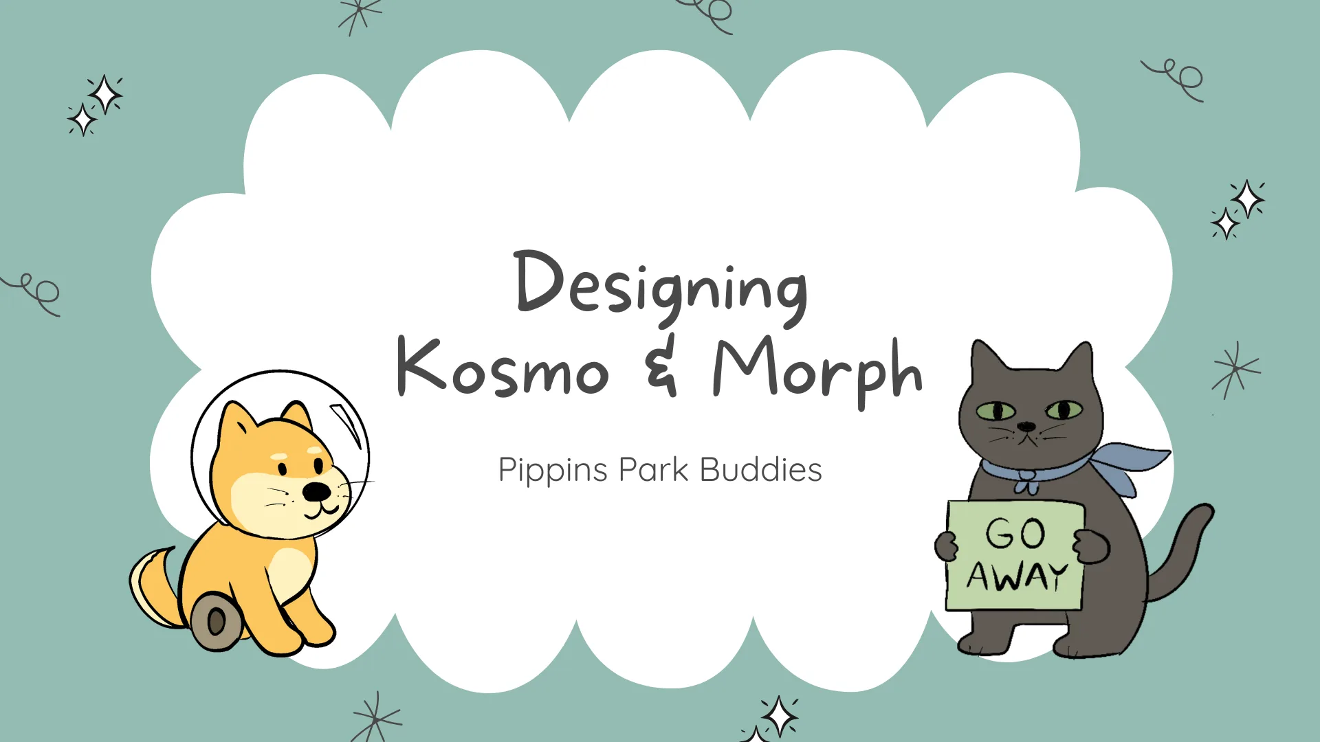 Kosmo & Morph as illustrated by thismustbethat