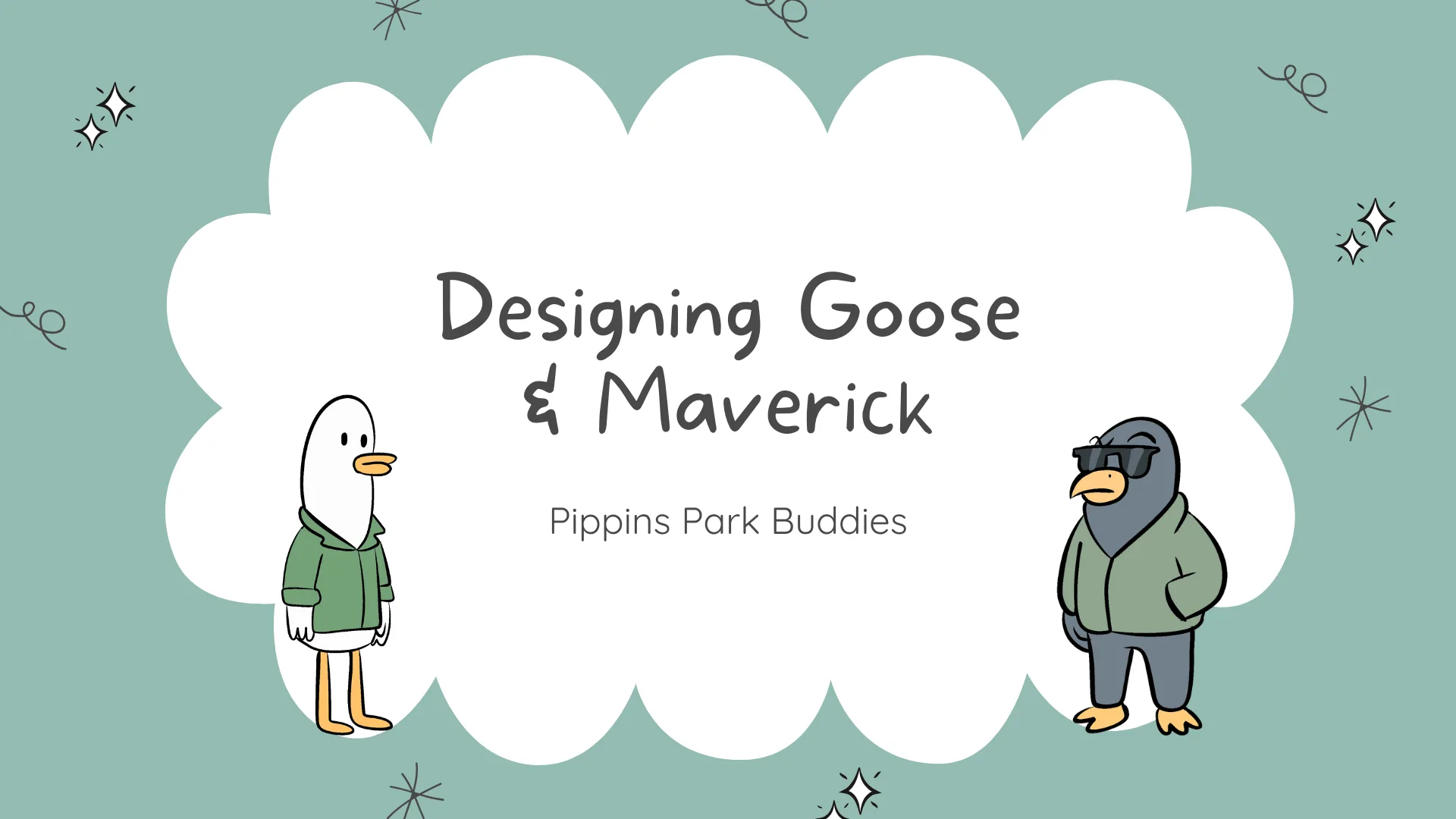 Goose & Maverick as illustrated by thismustbethat