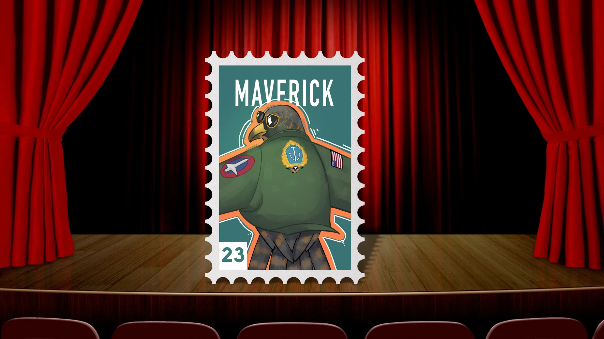 Maverick by _airow : minted as a stamp