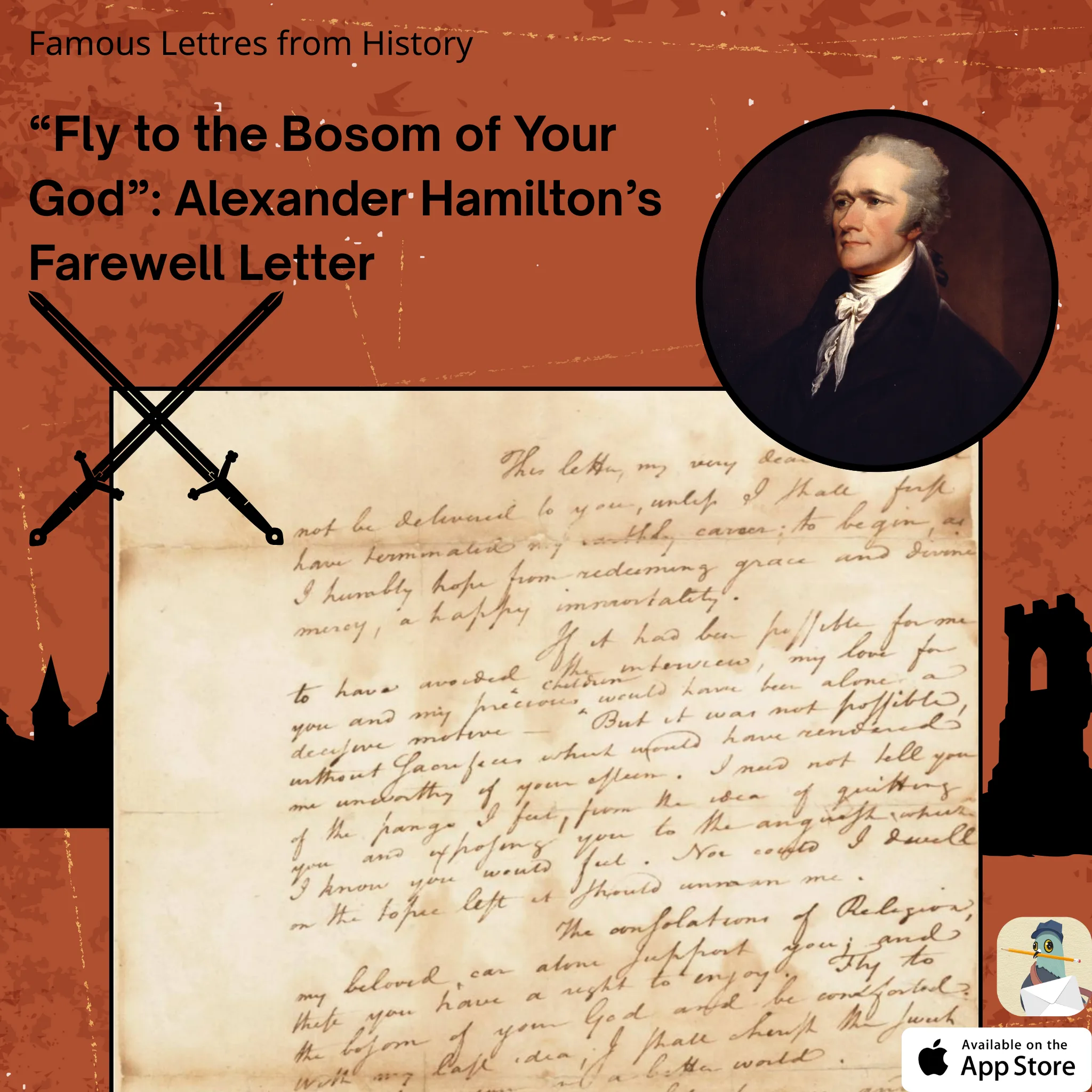 Famous Lettres from history: Alexander Hamilton